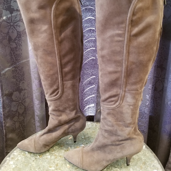 Circa Joan & David Thigh High Suede Boots - Picture 2 of 5